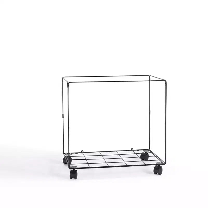 Danya B. Army Canvas Laundry Hamper on Wheels: Heavy Duty Beige Clothes Sorter, Portable Iron Frame, 32 Volume Capacity