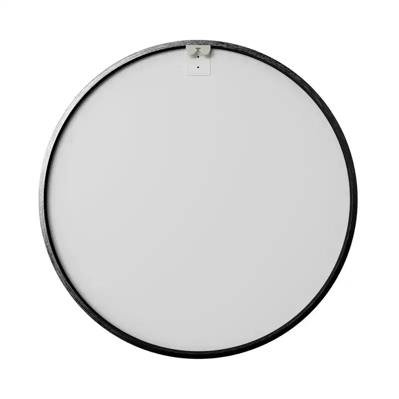24x24 Round Bathroom Mirror with Aluminum Alloy Frame, Wall Mounted Vanity Mirror for Bedroom Living Room Entryway, Black