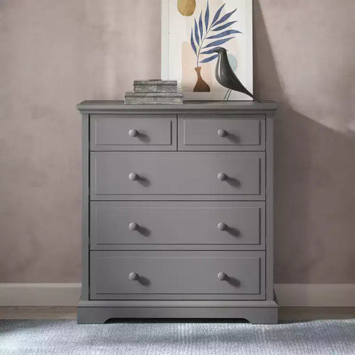 Child Craft Universal Select 4 Drawer Dresser for Nursery or Bedroom, Plenty of Storage, Anti-Tip Kit Included to Prevent Tipping, Baby Safe Finish