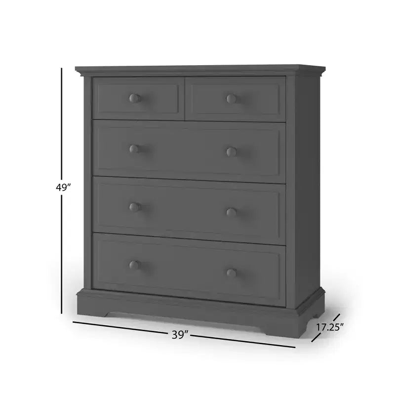 Child Craft Universal Select 4 Drawer Dresser for Nursery or Bedroom, Plenty of Storage, Anti-Tip Kit Included to Prevent Tipping, Baby Safe Finish
