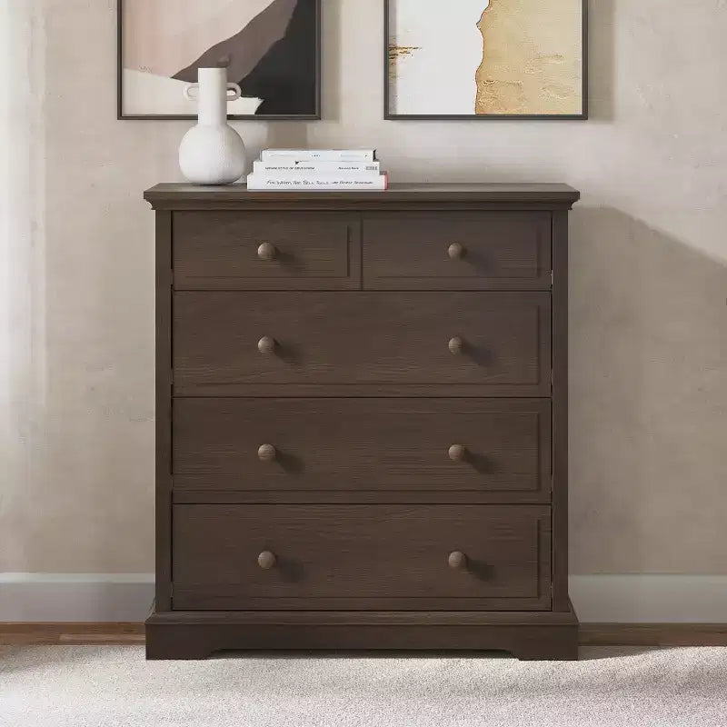 Child Craft Universal Select 4 Drawer Dresser for Nursery or Bedroom, Plenty of Storage, Anti-Tip Kit Included to Prevent Tipping, Baby Safe Finish