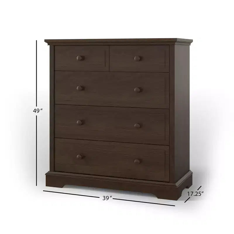 Child Craft Universal Select 4 Drawer Dresser for Nursery or Bedroom, Plenty of Storage, Anti-Tip Kit Included to Prevent Tipping, Baby Safe Finish
