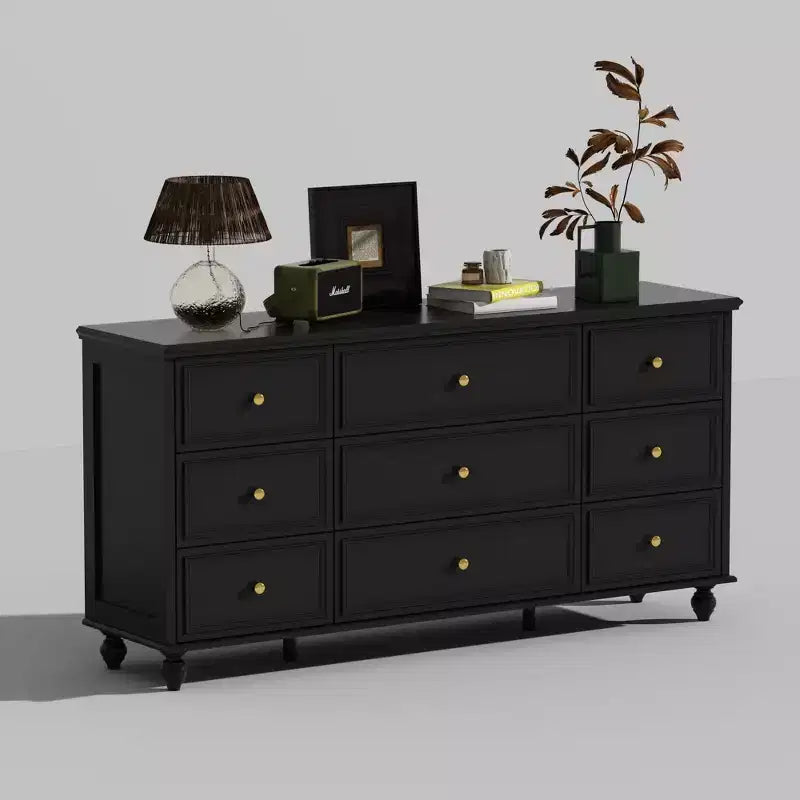 Famapy Nine - drawer Dresser: Exquisite Craftsmanship Meets Ample Storage