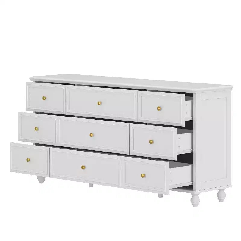 Famapy Nine - drawer Dresser: Exquisite Craftsmanship Meets Ample Storage