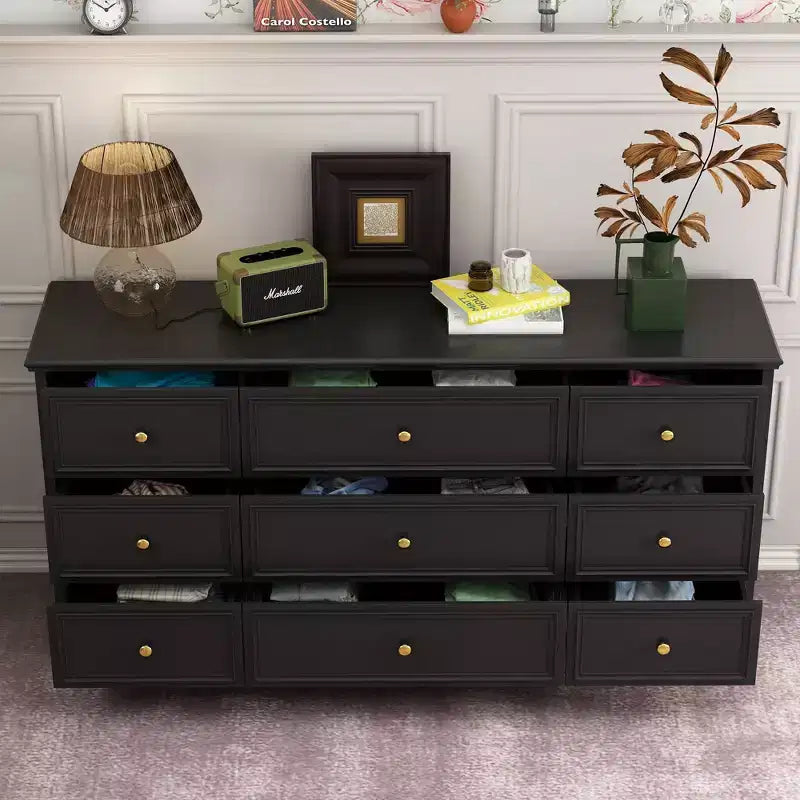 Famapy Nine - drawer Dresser: Exquisite Craftsmanship Meets Ample Storage