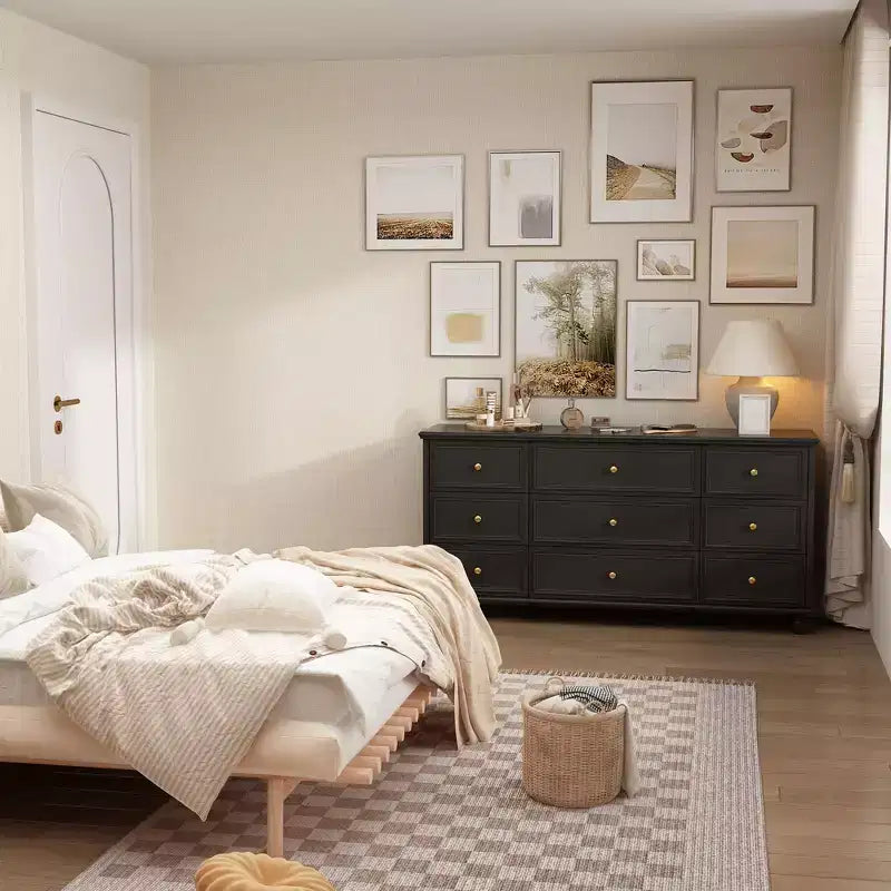 Famapy Nine - drawer Dresser: Exquisite Craftsmanship Meets Ample Storage