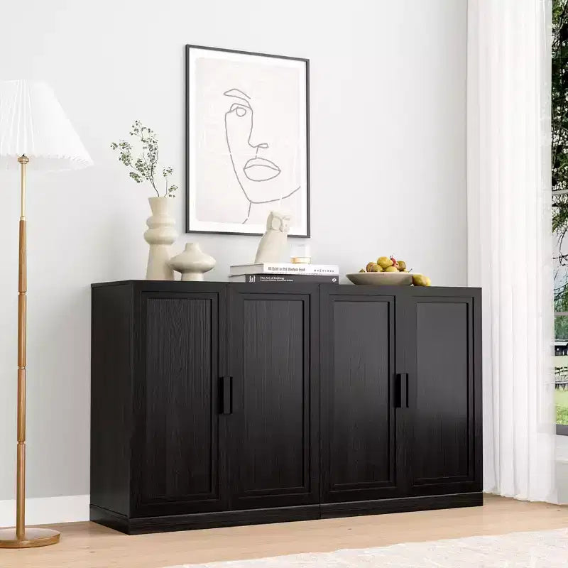 PexFix Wood Accent Cabinet with Adjustable Shelves