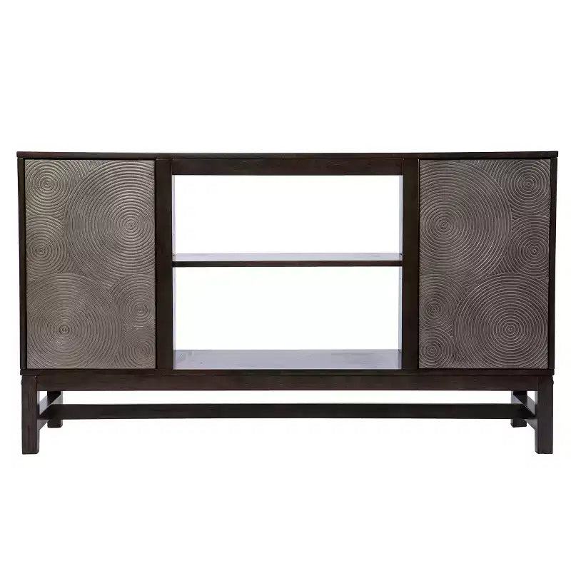 Lannington Storage Media Cabinet - Brown - SEI