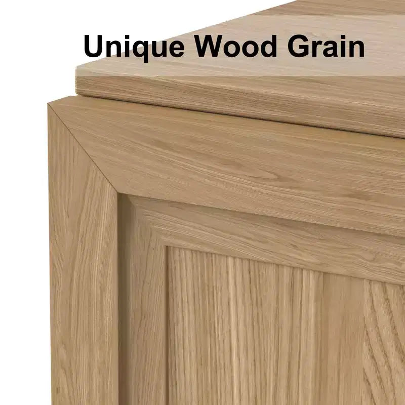 Solid Wood Modern Kitchen Pantry Sideboard with DoorsVersatile Buffet Cabinet