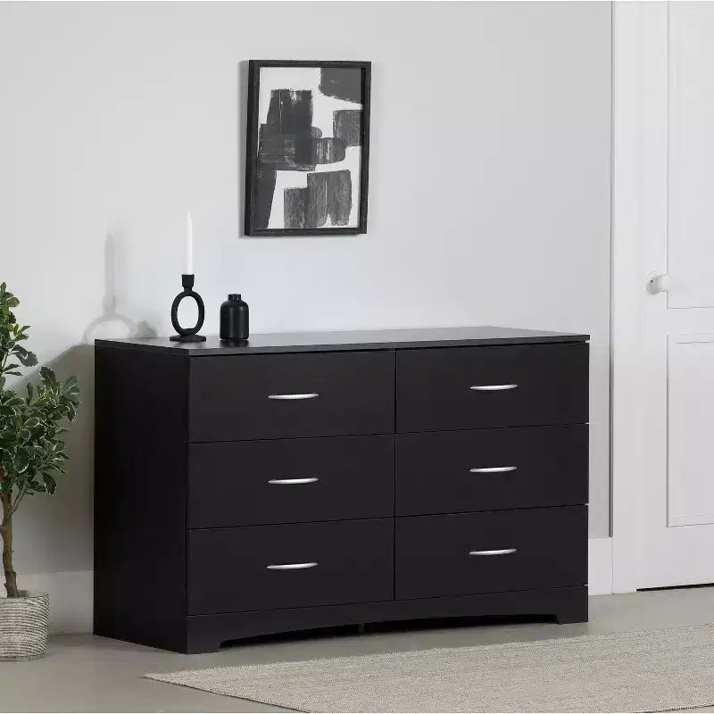 HomeStock'step One 6-Drawer Double Dresser