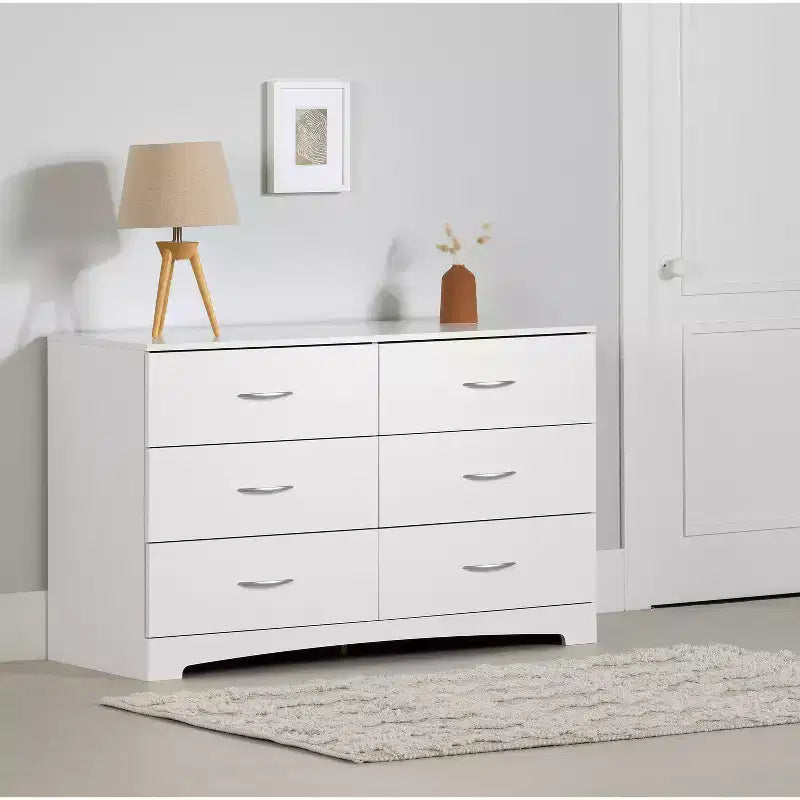HomeStock'step One 6-Drawer Double Dresser