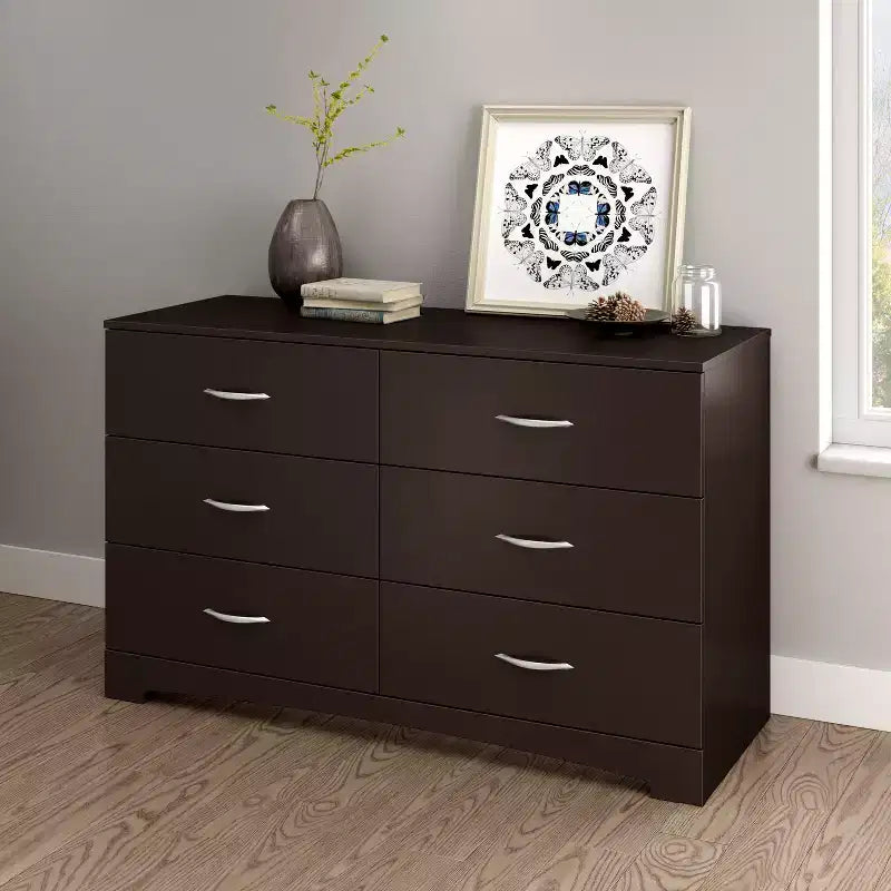 HomeStock'step One 6-Drawer Double Dresser
