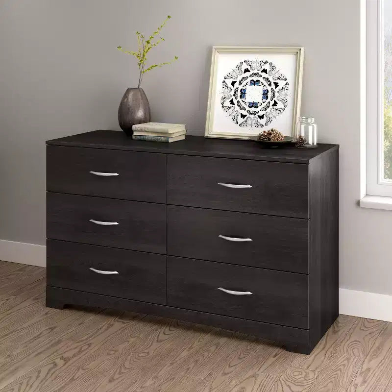 HomeStock'step One 6-Drawer Double Dresser