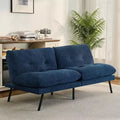 Dyonery 72 Convertible Futon Sofa Bed with 6.7 Thick Removable Cushion