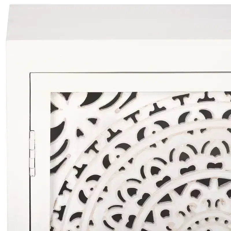 Raelie 2 Shelf 2 Door Media Stand - MED5301 - White Washed - Safavieh
