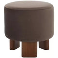 Mista Ottoman With Wood Legs - OTT1310 - Safavieh