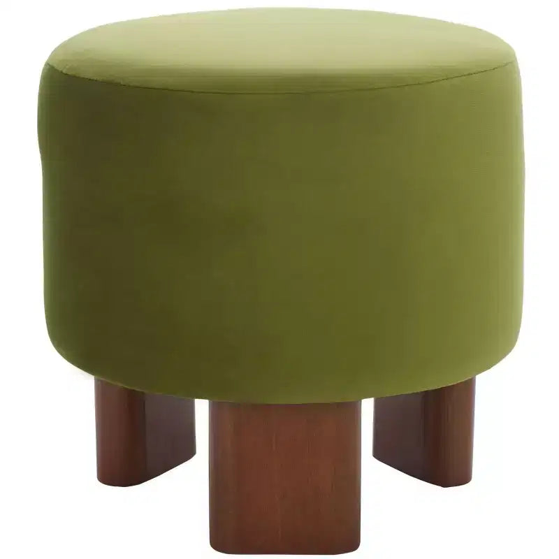 Mista Ottoman With Wood Legs - OTT1310 - Safavieh
