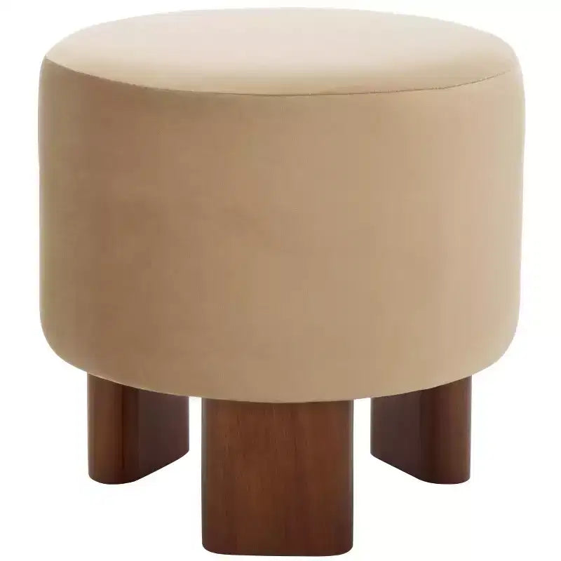 Mista Ottoman With Wood Legs - OTT1310 - Safavieh