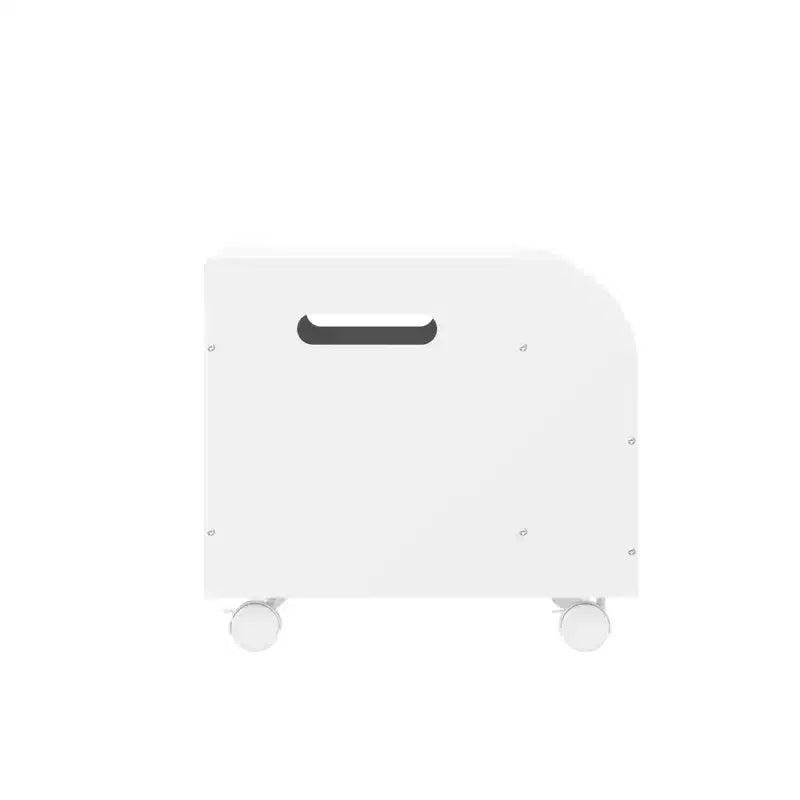 Whisen Wooden Toy Box, Kids Toy Storage Organizer with Front Bookshelf, Flip-Top Lid, Safety Hinge