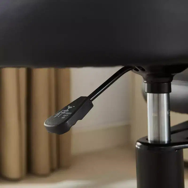 Homy Casa Cross-Legged Desk Chair with Adjustable Height and Rolling Stool