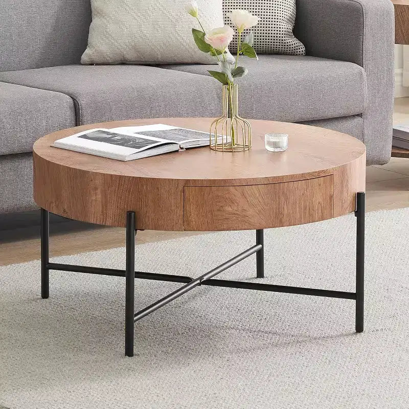 Lift Top Coffee Table with Storage, Mid Century Modern End Table and Farmhouse Wooden Center Table