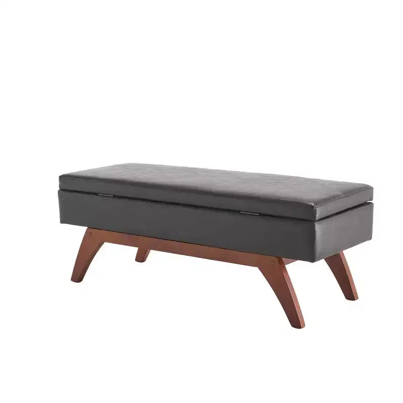 GDFStudio Ottilie Contemporary Upholstered Ottoman with Hidden Compartment