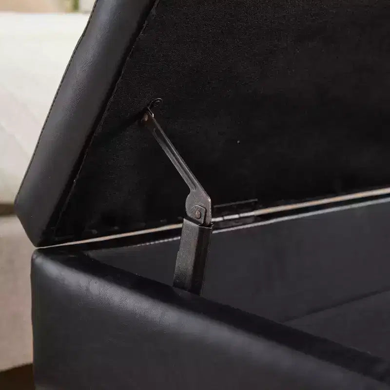 GDFStudio Ottilie Contemporary Upholstered Ottoman with Hidden Compartment