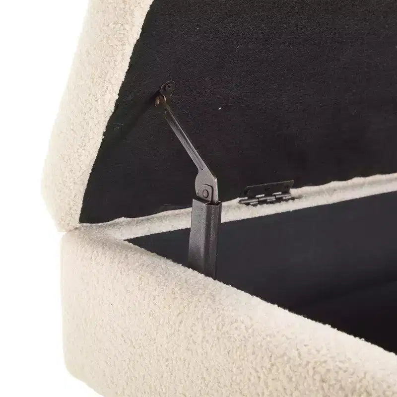 GDFStudio Ottilie Contemporary Upholstered Ottoman with Hidden Compartment