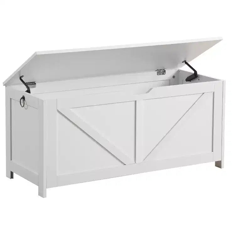 GDFStudio Fayette Vintage Farmhouse Storage Bench with U-Shaped Pull