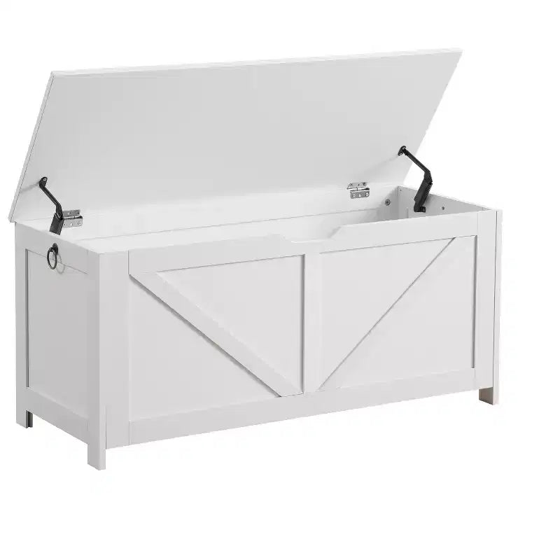 GDFStudio Fayette Vintage Farmhouse Storage Bench with U-Shaped Pull