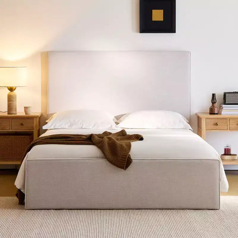 Christopher Knight Home Rhea Modern Upholstered Bed with Headboard