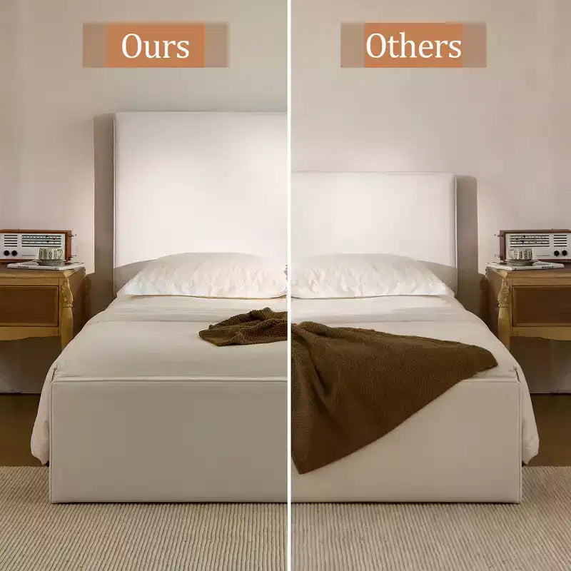 Christopher Knight Home Rhea Modern Upholstered Bed with Headboard