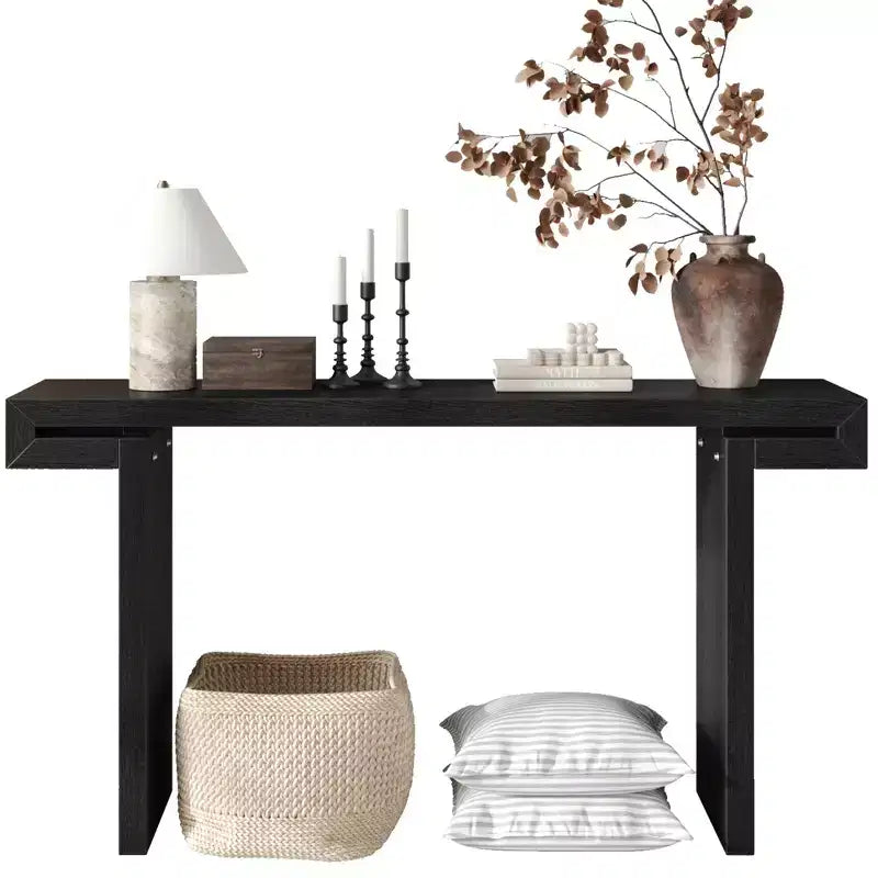 60'' Console Table Entryway Table Sofa Side Table Accent Table, Vintage Distressed, Farmhouse, Rustic - ModernLuxe