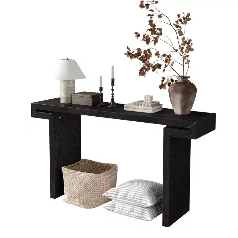 60'' Console Table Entryway Table Sofa Side Table Accent Table, Vintage Distressed, Farmhouse, Rustic - ModernLuxe