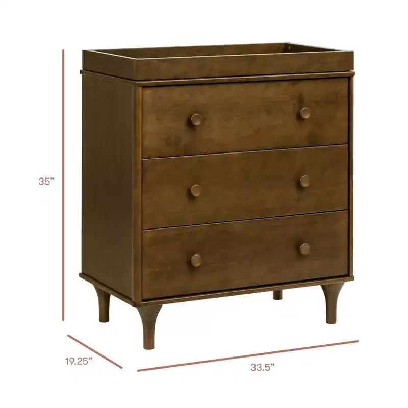 Babyletto Lolly 3-Drawer Changer Dresser with Removable Changing Tray
