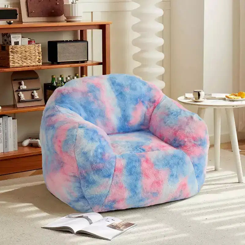 COZONY 39 Inch Kids Bean Bag Chair - Soft Fluffy Sofa with Sponge Filler, Backrest & Armrest, 37.5 Lbs Capacity Reading Chair