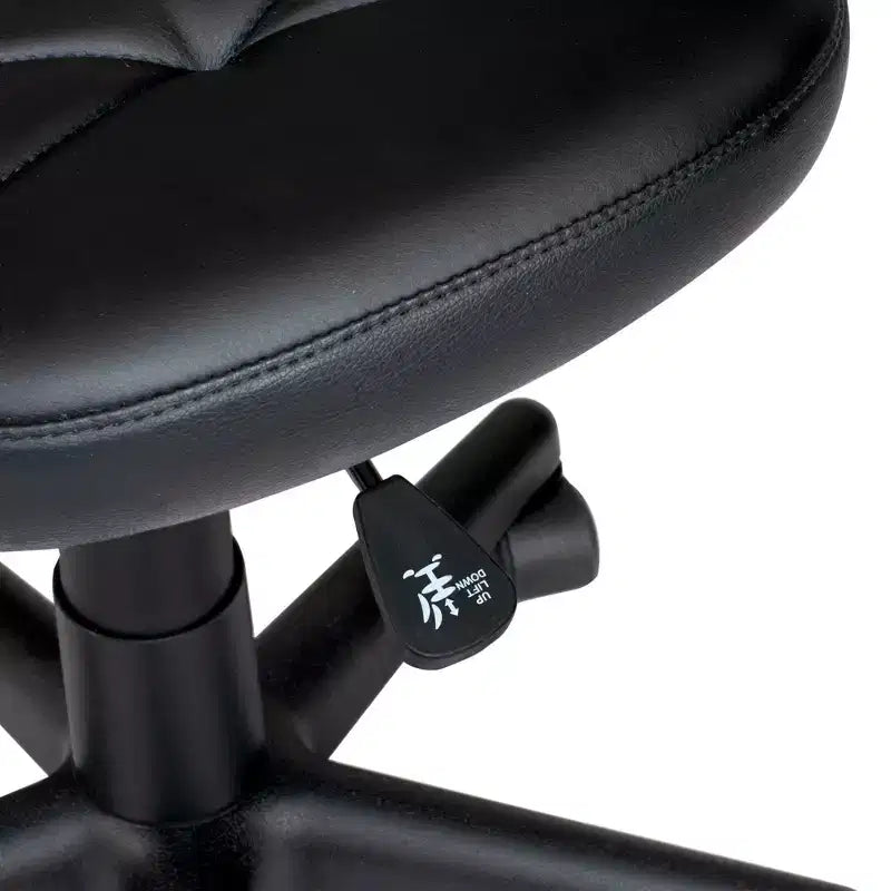 HomeStock 46 in.H Adjustable Height Gold Faux Leather Seat Material with Swivels Ergonomic Office Chairs