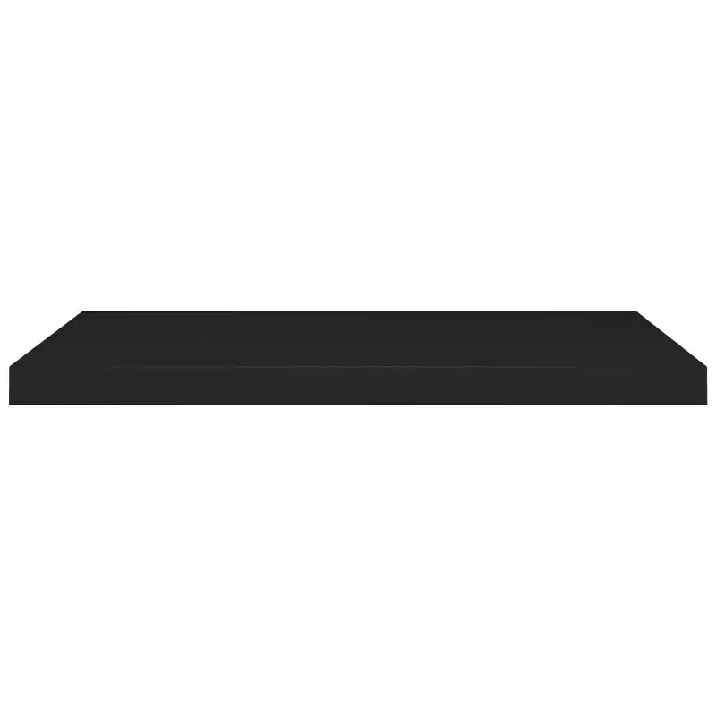 Wall Shelf Black Honeycomb MDF, metal frame 31.5 x 9.3 x 1.5 in