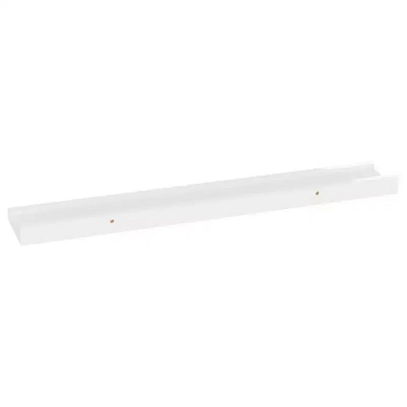 Wall Shelf Set of 2 High gloss white MDF 23.6x3.5x1.2 in