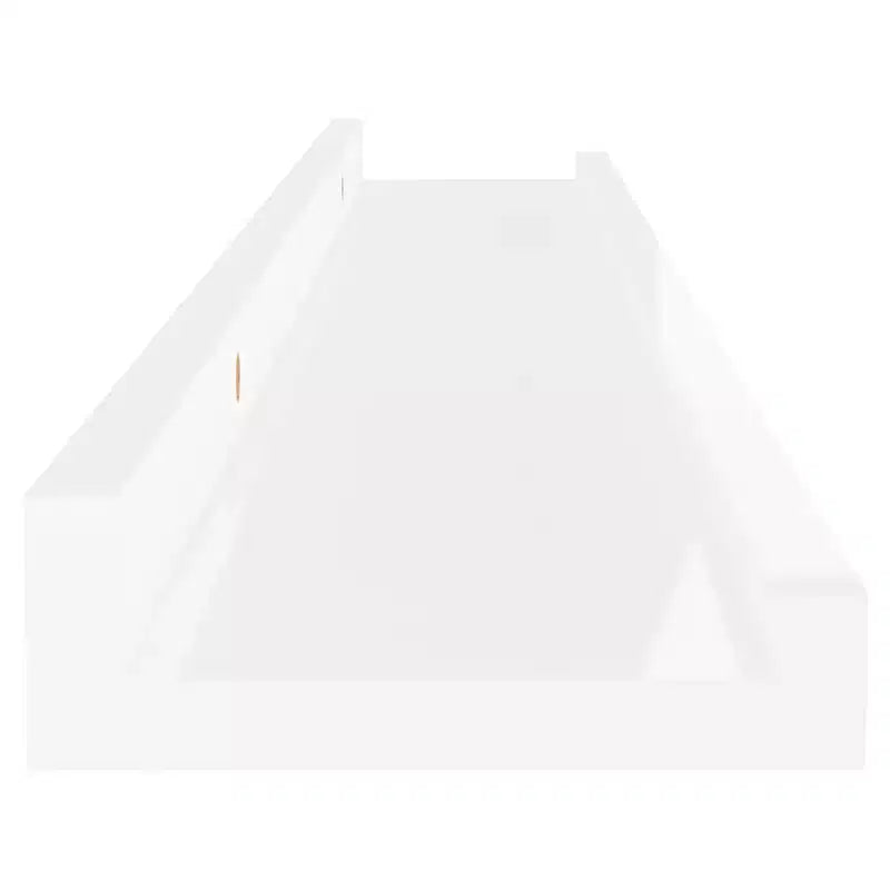 Wall Shelf Set of 2 High gloss white MDF 23.6x3.5x1.2 in