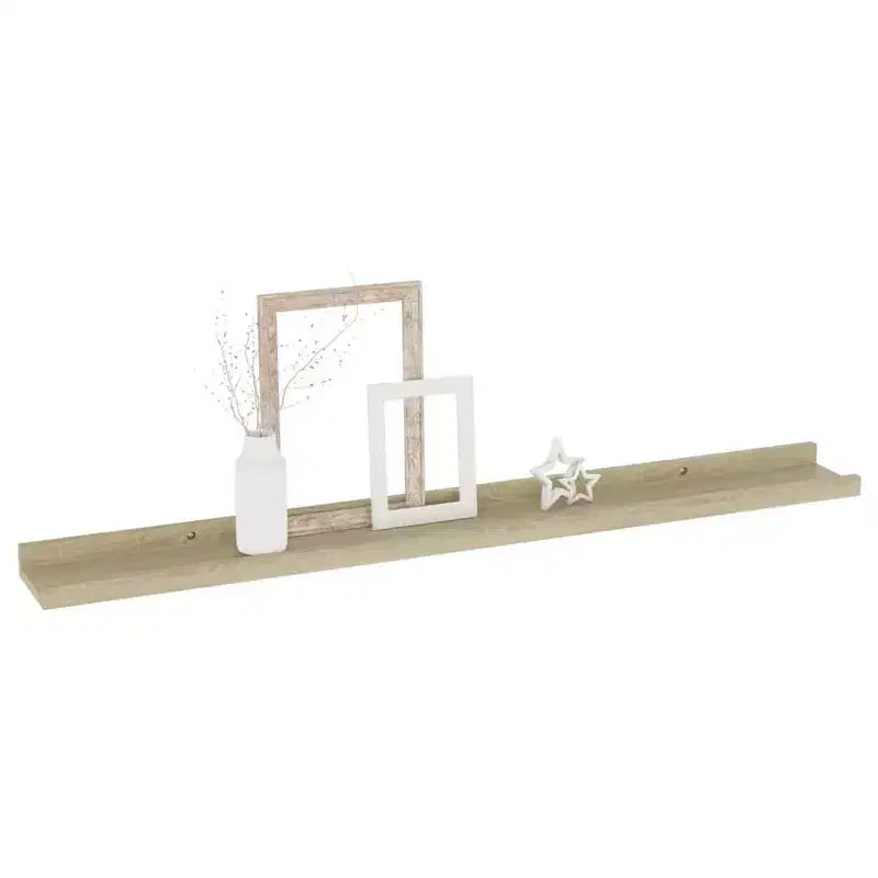 Wall Shelves 2 pcs Sonoma Oak 31.5x3.5x1.2