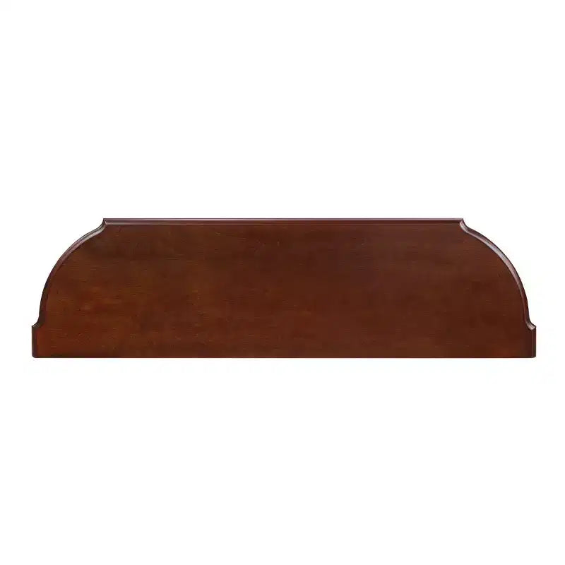 43 Retro Curved Console Table with Drawers, Solid Wood Legs Sofa Table Behind Couch, Entryway or Hallway Table with Storage Shelf-Panipeachy