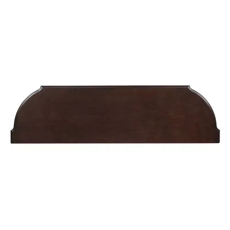 43 Retro Curved Console Table with Drawers, Solid Wood Legs Sofa Table Behind Couch, Entryway or Hallway Table with Storage Shelf-Panipeachy