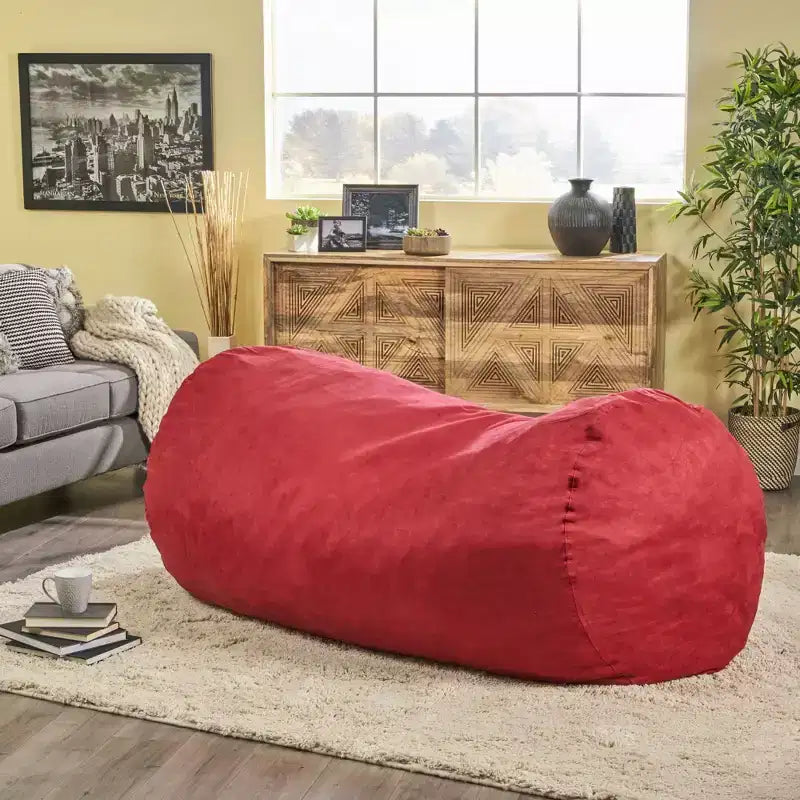 Okak Oversized Bean Bag Chair,8 Ft Floor Chair Comfy Bean Bag Chair with Removable Covers for Adults/Kids for Reading,Living Room,Bedroom