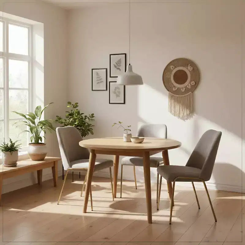 LeisureMod Lumen Dining Chair  Modern Upholstered Kitchen Chair with Gold Steel Legs, Ergonomic Accent Chair