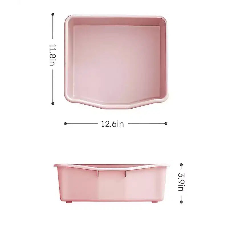 MAYEERTY Kids Toy Storage Organizer, 6 Bins HDPE Shelf Multi-functional, Playroom Bedroom Living Room, Pink