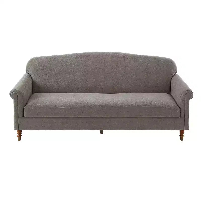 ModernLuxe Loveseat Sofa with Rolled Arms, Chenille Upholstered 2-Seater Sofa Couch with Deep Seating for Living Room/Small Spaces