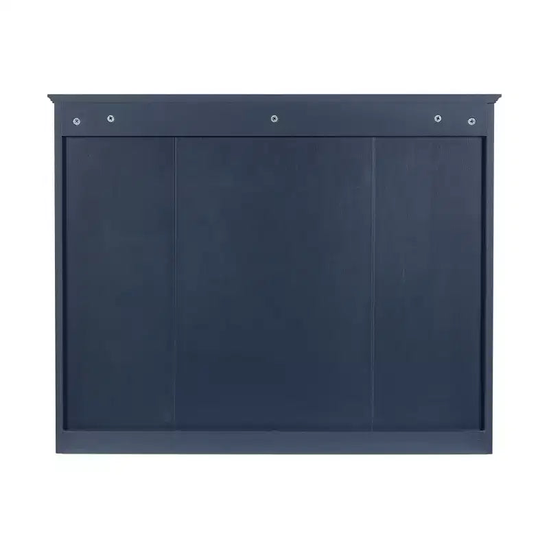 FAMYYT 35 in. W x 27.5 in. H Rectangular MDF Board Surface Mount Bathroom Medicine Cabinet with Mirror, Soft-Close Hinge