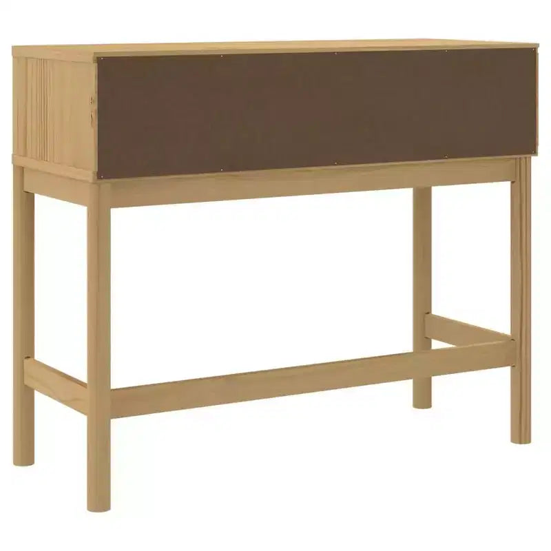 vidaXL Console Table Storage Living Room Hallway Furniture Solid Wood Pine