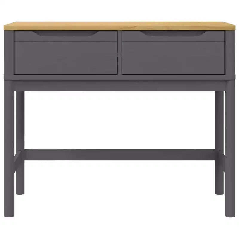 vidaXL Console Table Storage Living Room Hallway Furniture Solid Wood Pine